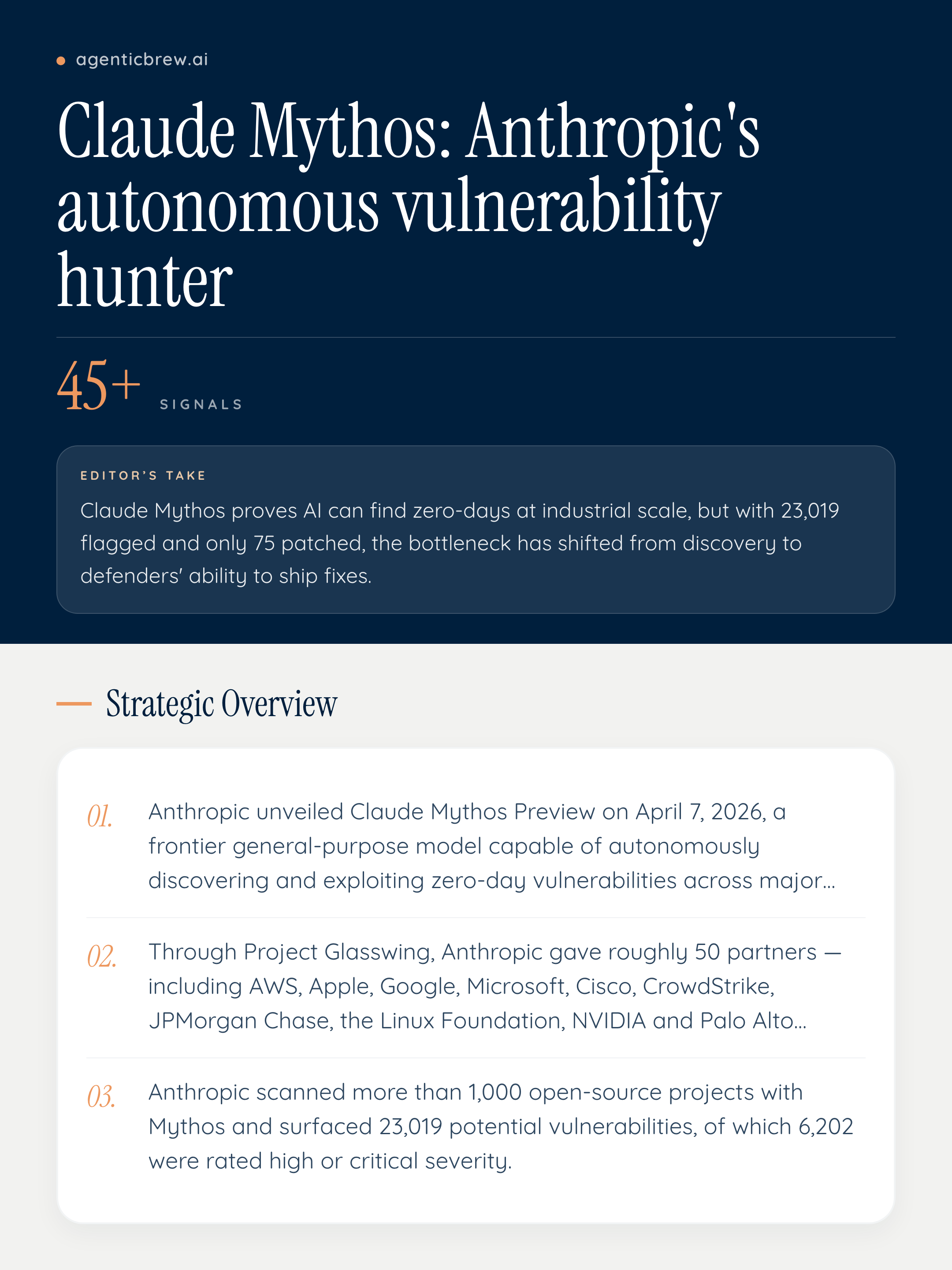 Claude Mythos: Anthropic's autonomous vulnerability hunter — AI News ...